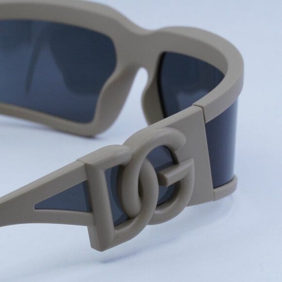 🕶️ New Dolce & Gabbana DG6198 329287 Sunglasses - Rubberized Beige Frame - Picture 8 of 10